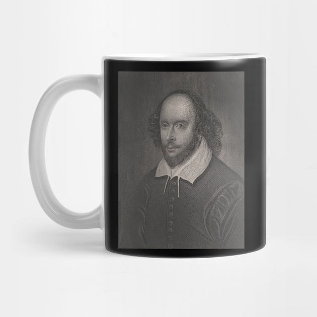 Vintage Portrait of William Shakespeare (1800s) by Bravuramedia